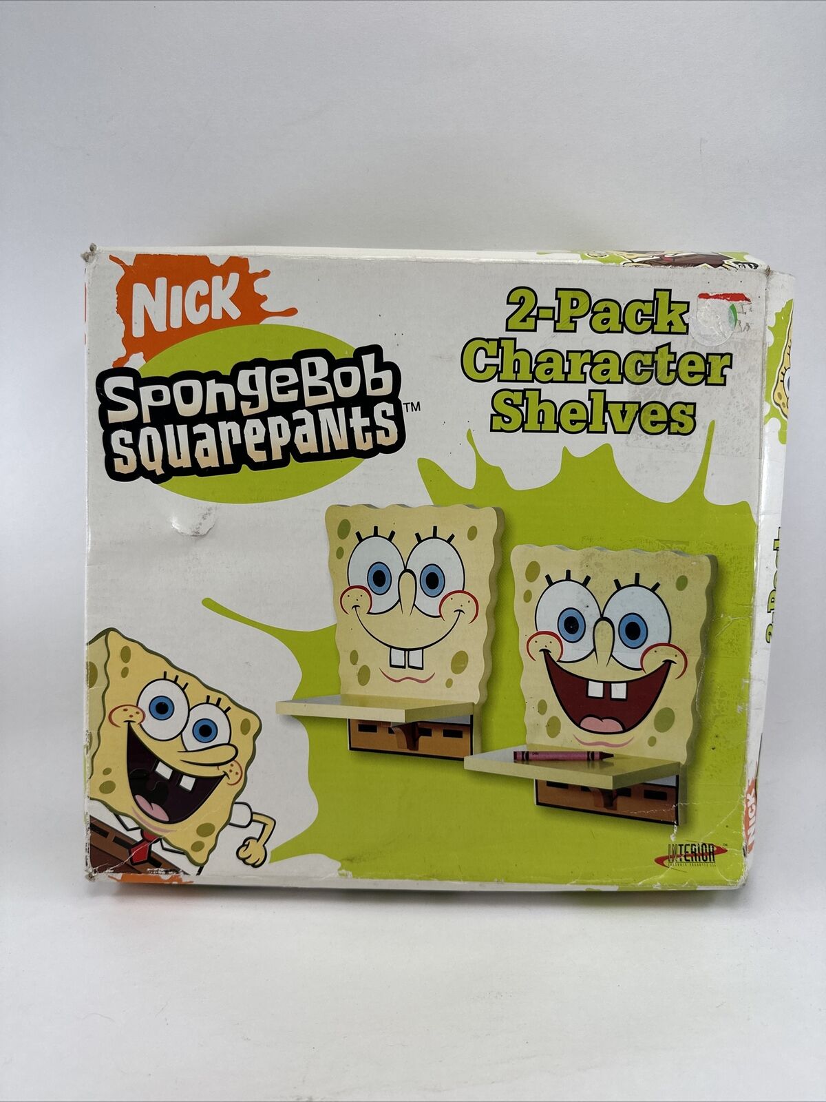 Spongebob Squarepants Shelves 2 Pack With Original Box 2004 Vintage Nickelodeon