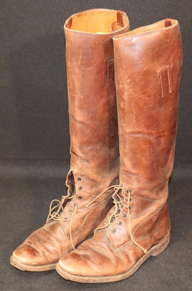 WWI US Army Cavalry Artillery Officers Riding Boots English Made 8 1/2C Wichita WWI US Army Cavalry Artillery Officers Riding Boots English Made 8 1/2C Wichita