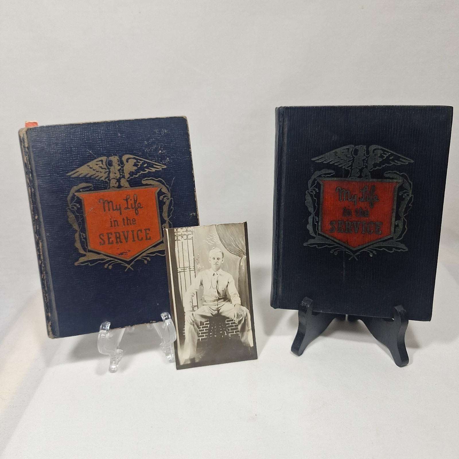 WWII Named Diary Set 1942-1944 66th Coast Artillery Fort Buchanan Camp Stewart