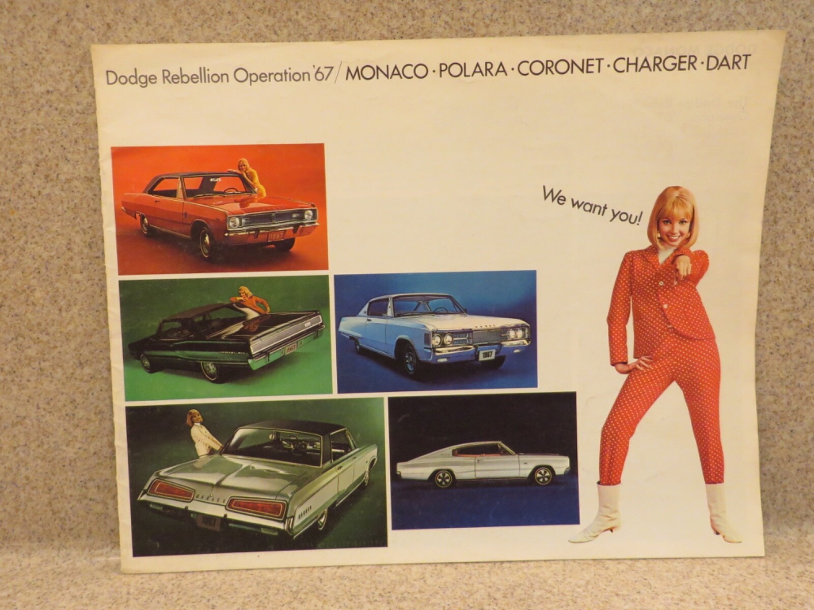 VINTAGE ORIGINAL 1967 DODGE FULL LINE 24 PAGE SALES BROCHURE VINTAGE ORIGINAL 1967 DODGE FULL LINE 24 PAGE SALES BROCHURE