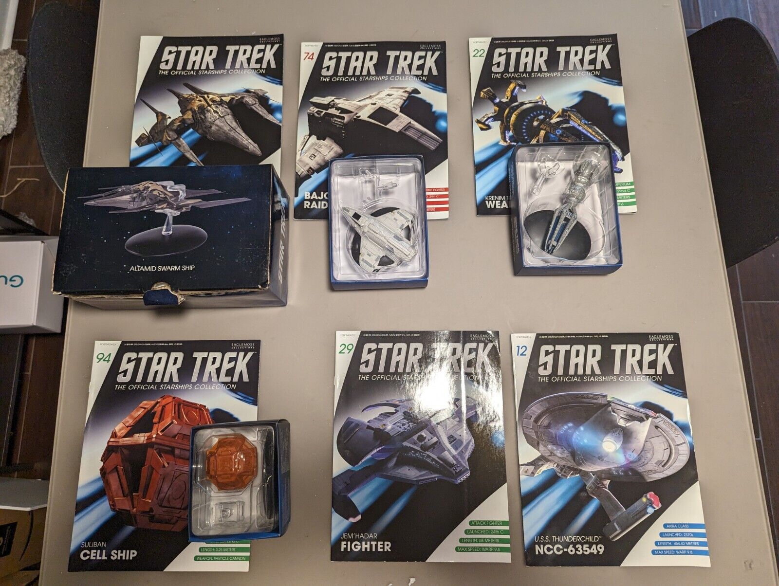 Star Trek Eaglemoss Lot of Ships and Magazines