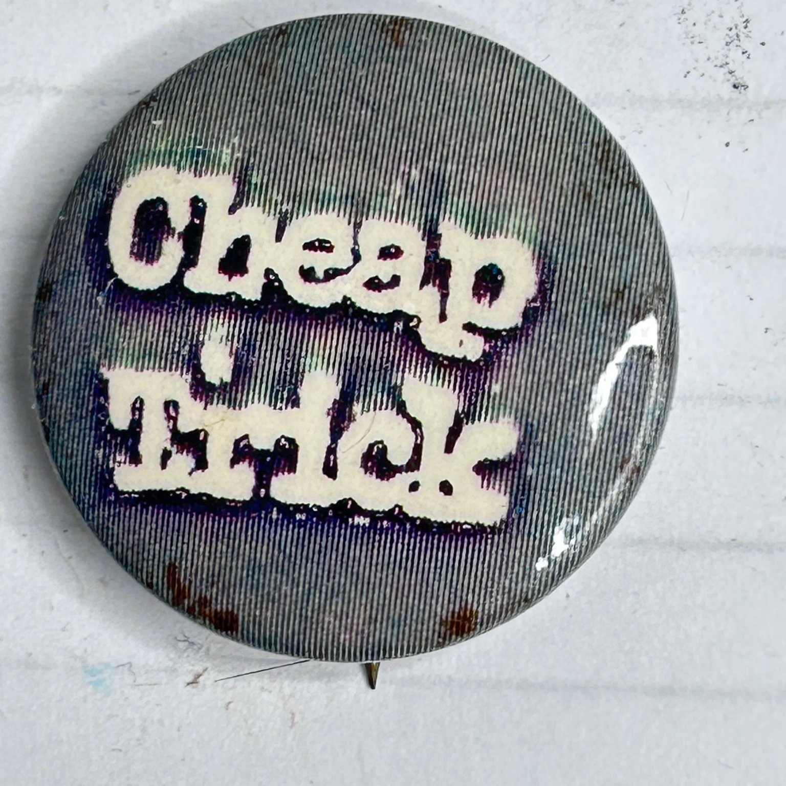 Cheap Trick Band Logo Pinback Button approx. 1 Cheap Trick Band Logo Pinback Button approx. 1
