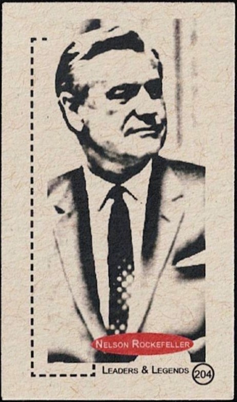 NELSON ROCKEFELLER - 2011 \'LEADERS & LEGENDS\' #204 - GOVERNOR & VICE-PRESIDENT NELSON ROCKEFELLER - 2011 \'LEADERS & LEGENDS\' #204 - GOVERNOR & VICE-PRESIDENT