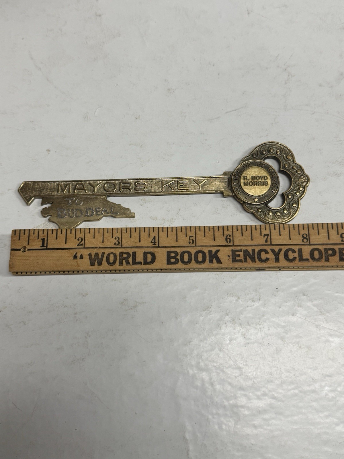 Large 8.25” Key to the City of Greensboro NC 1955 Morris Mayors Key Vintage Large 8.25” Key to the City of Greensboro NC 1955 Morris Mayors Key Vintage