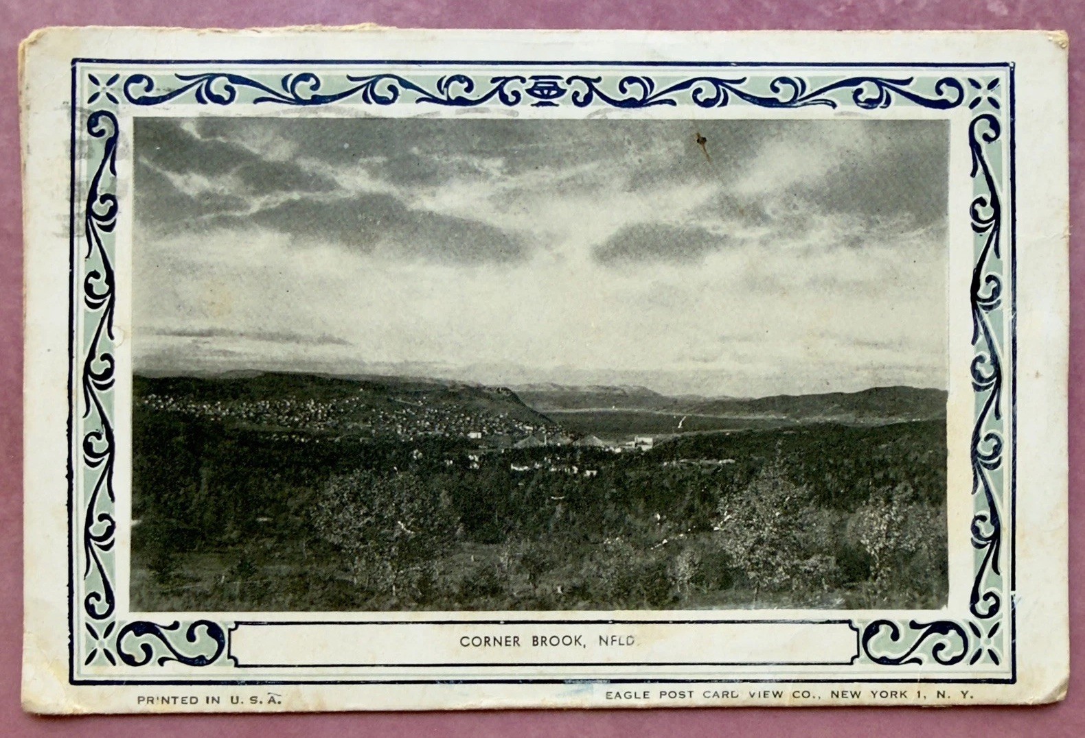 Vtg Corner Brook Newfoundland Postcard Booklet View Folder-Eagle Post Card Co
