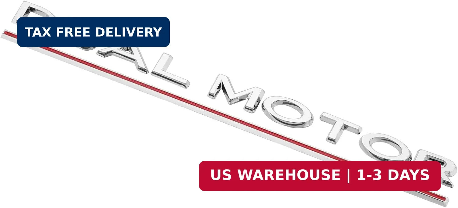 Dual Motor Emblem Badge for Tesla Model 3 Y X S, Replacement DecalSilver Dual Motor Emblem Badge for Tesla Model 3 Y X S, Replacement DecalSilver