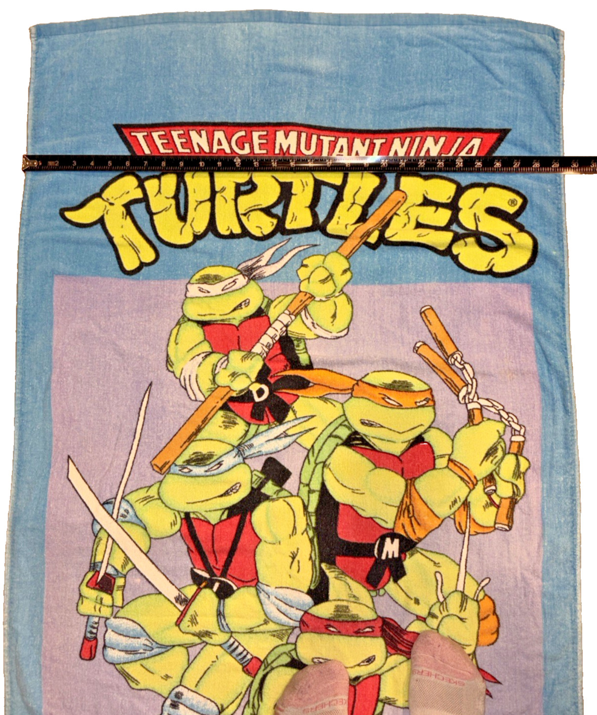 Vintage Mirage Studios Teenage Mutant Ninja Turtles 1988 Beach Bath Towel 29x57 Vintage Mirage Studios Teenage Mutant Ninja Turtles 1988 Beach Bath Towel 29x57