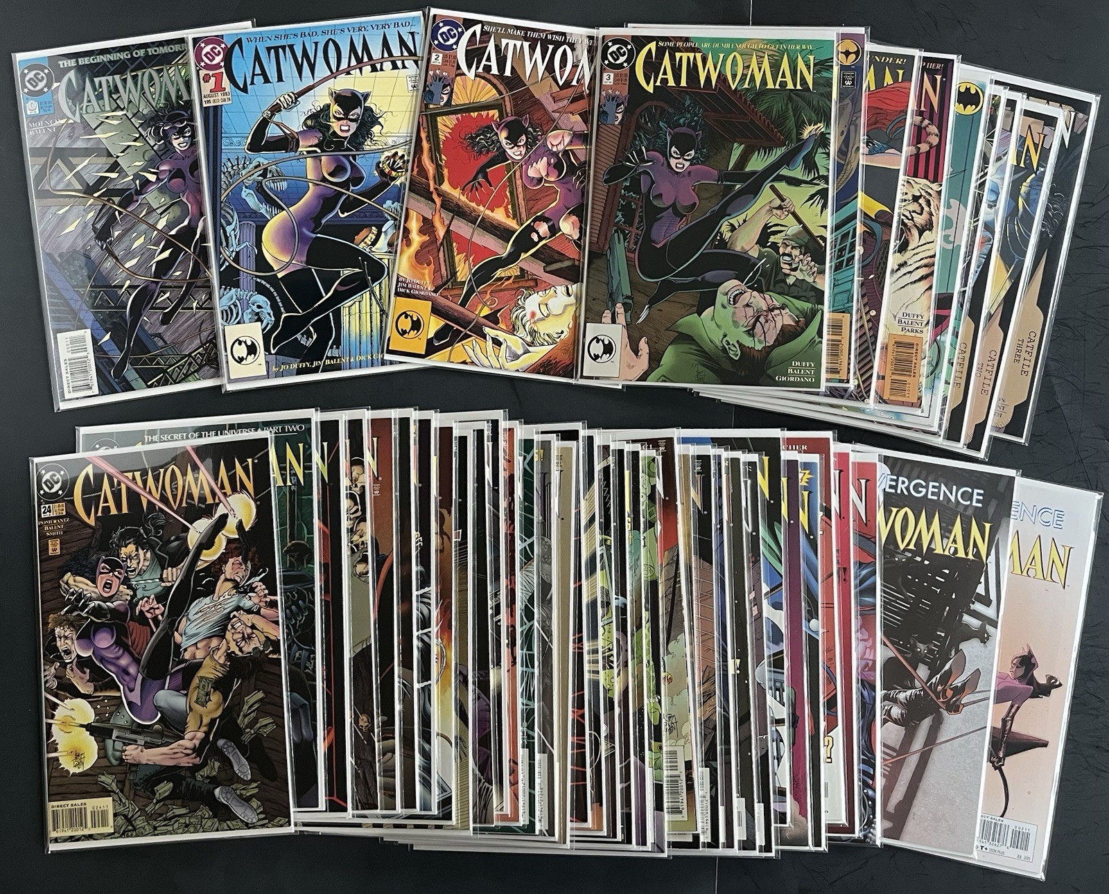CATWOMAN #0, 1-94 LOT (of 47) CONVERGENCE #1 2 DC COMICS 1993 KEY LOT  BATMAN