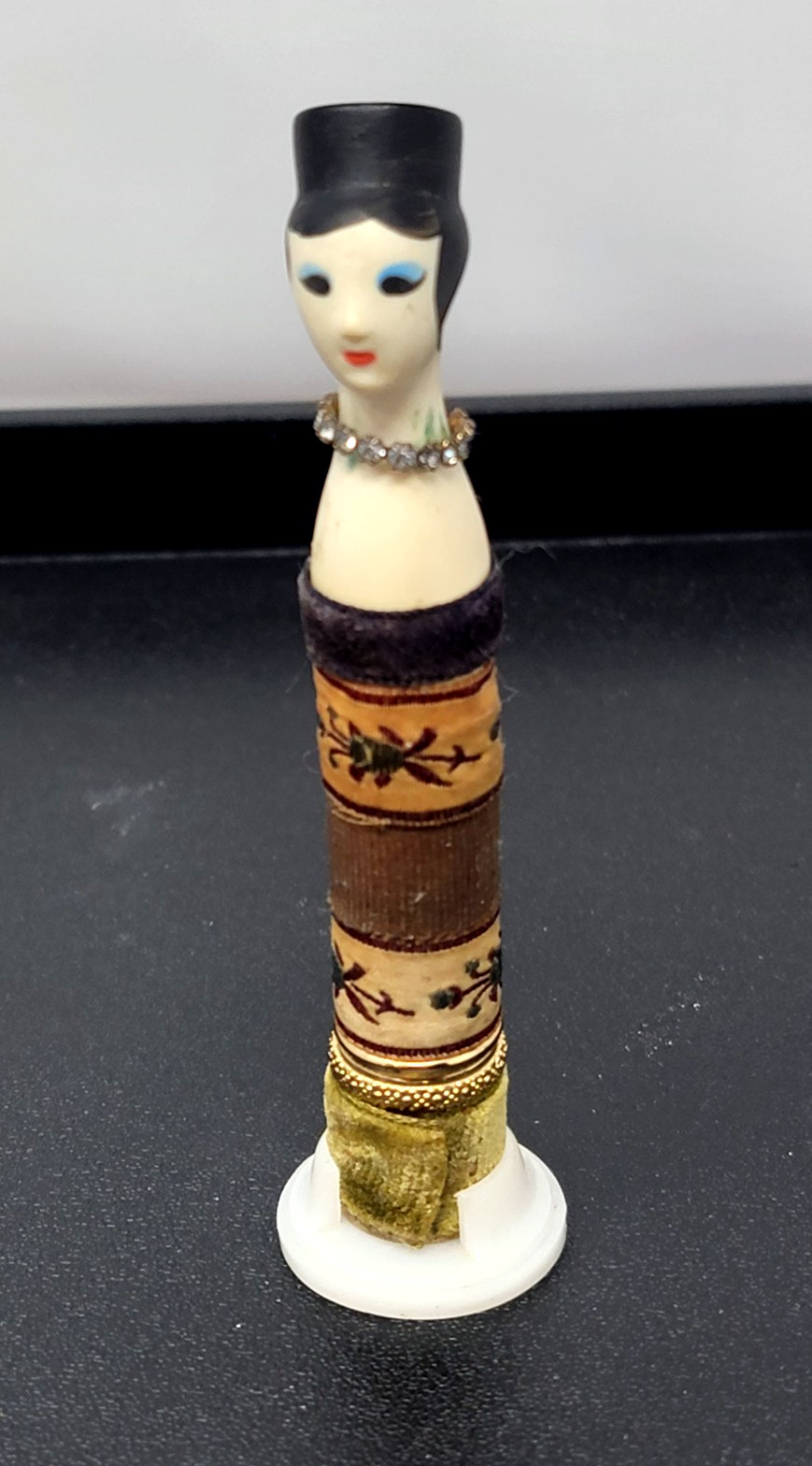 Vintage 1961 Couturines Doll Vanity Figurine Case by Revlon w/ Stand Collectible Vintage 1961 Couturines Doll Vanity Figurine Case by Revlon w/ Stand Collectible