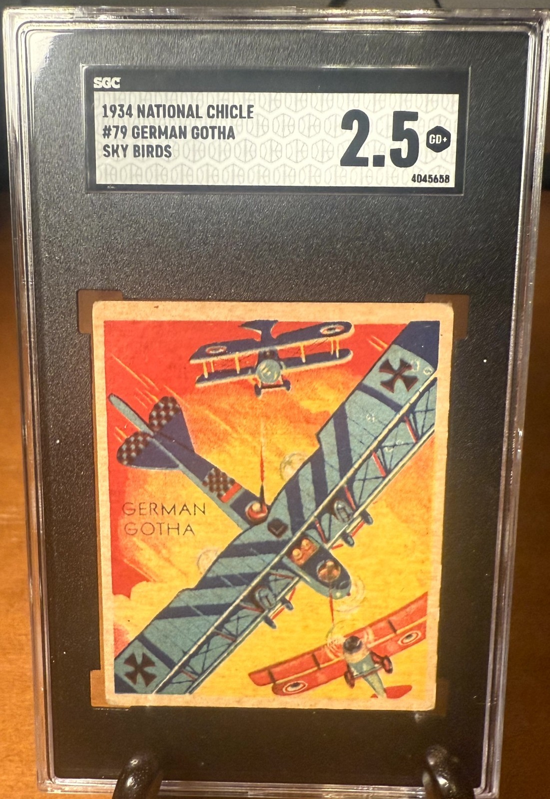1934 National Chicle Sky Birds 79 German Gotha SGC 2.5 1934 National Chicle Sky Birds 79 German Gotha SGC 2.5