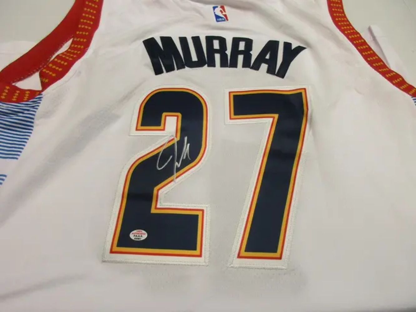 Jamal Murray of the Denver Nuggets signed autographed basketball jersey PAAS COA