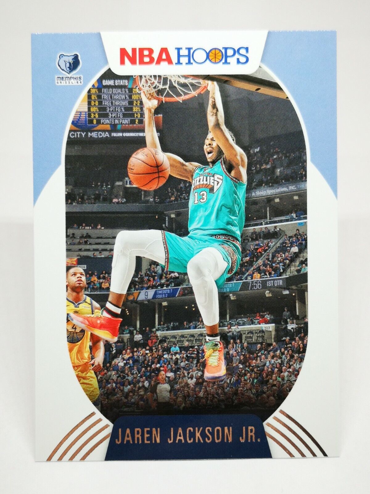 2020-21 Panini Hoops N25 Card NBA Base #72 Jaren Jackson Jr. - Memphis Grizzlies