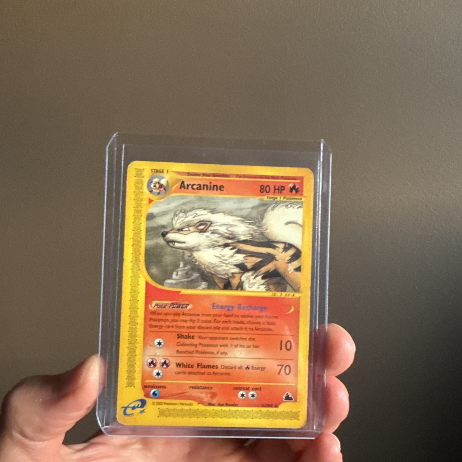 Arcanine Skyridge 3/144 Arcanine Skyridge 3/144