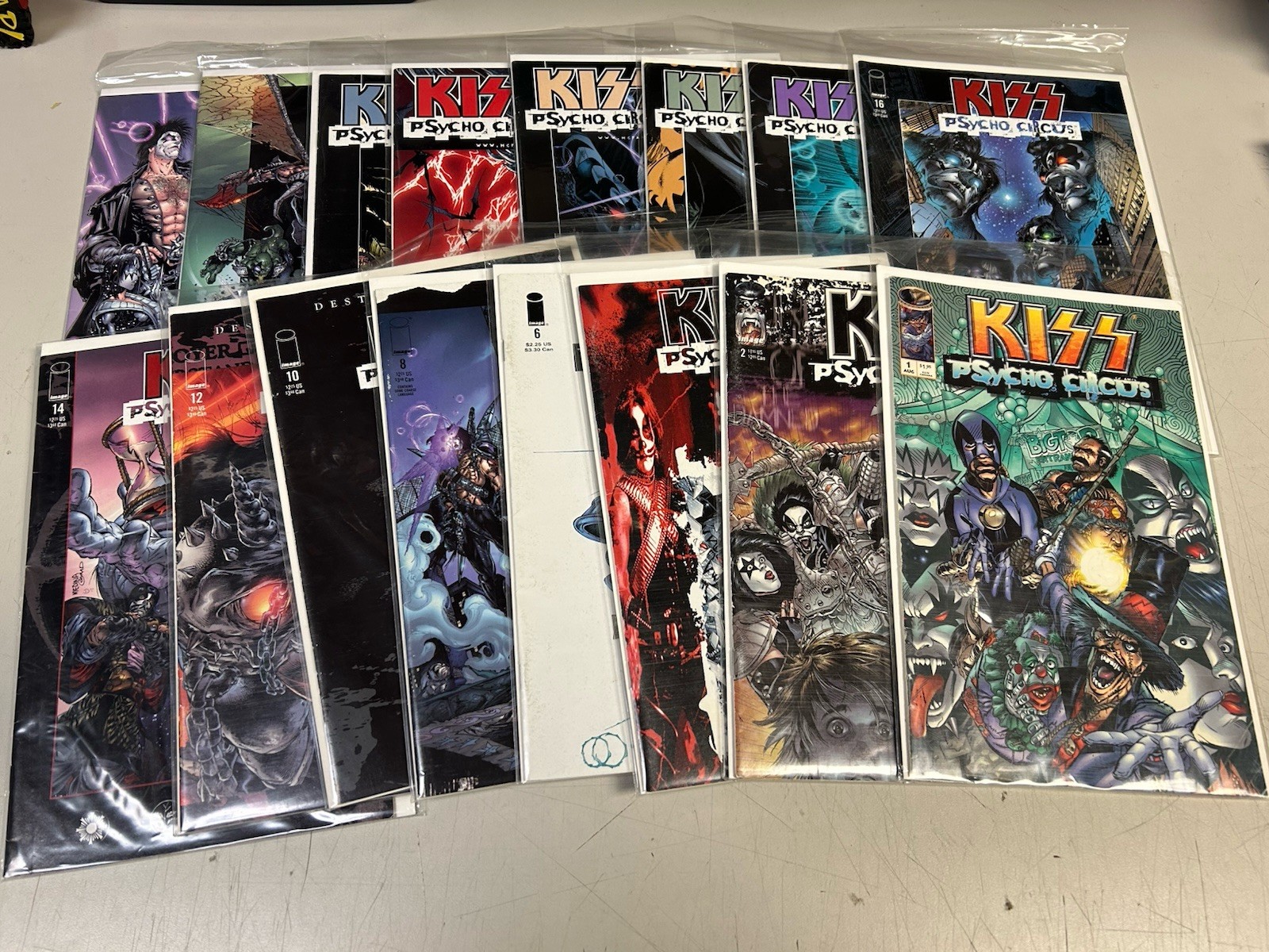 Kiss: Psycho Circus Comics lot #1-31 Complete Set IMAGE 1997 Kiss: Psycho Circus Comics lot #1-31 Complete Set IMAGE 1997