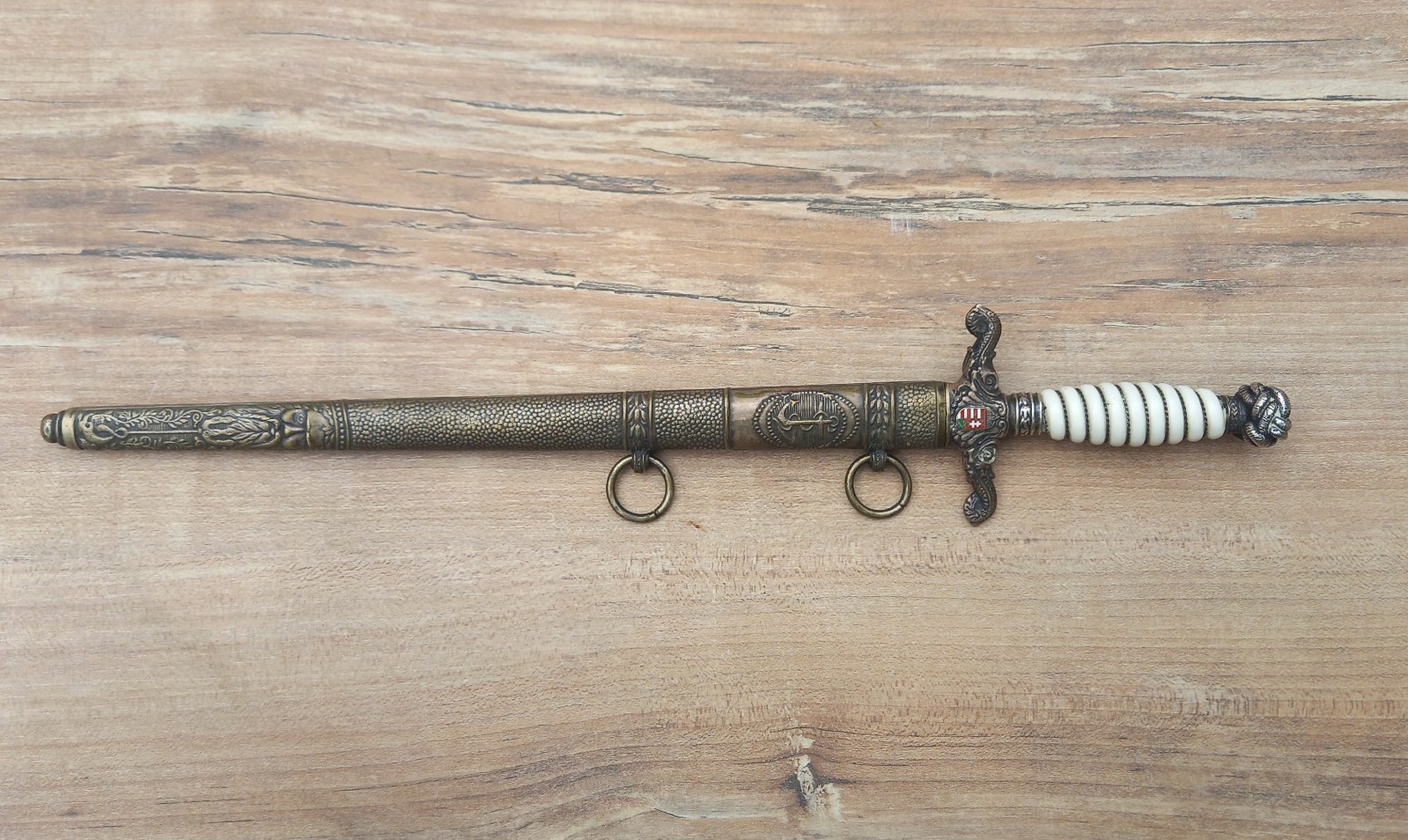 Post WW1 to WW2 Royal Hungarian Naval Dagger Kriegsmarine KuK Kingdom of Hungary
