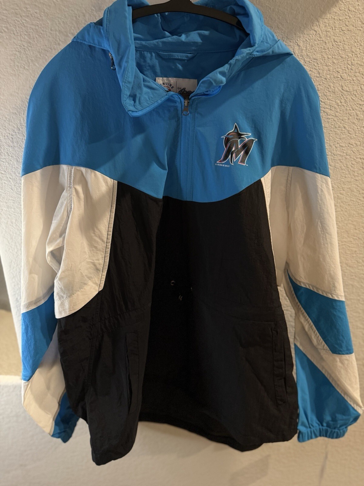 Miami Marlins Colorblock Windbreaker Jacket NWT Carl Banks G-III Women’s M Miami Marlins Colorblock Windbreaker Jacket NWT Carl Banks G-III Women’s M