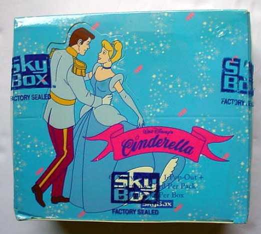 NEW 1995 Skybox WALT DISNEY CINDERELLA Factory Sealed Wax Pack Box 36 Packs NEW 1995 Skybox WALT DISNEY CINDERELLA Factory Sealed Wax Pack Box 36 Packs