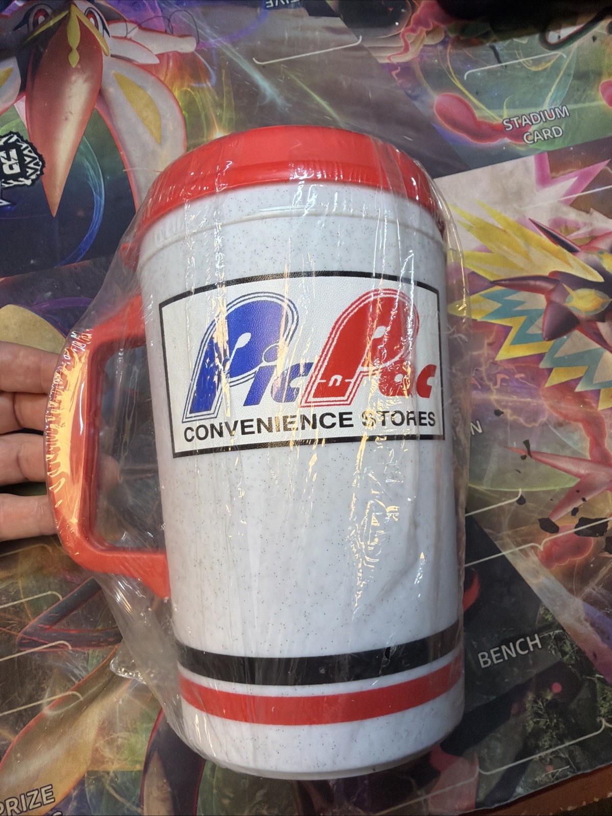 Vtg. NEW Aladdin Insulated Travel Gas station Mug 32oz W/ Lid Pic N Pac Vtg. NEW Aladdin Insulated Travel Gas station Mug 32oz W/ Lid Pic N Pac