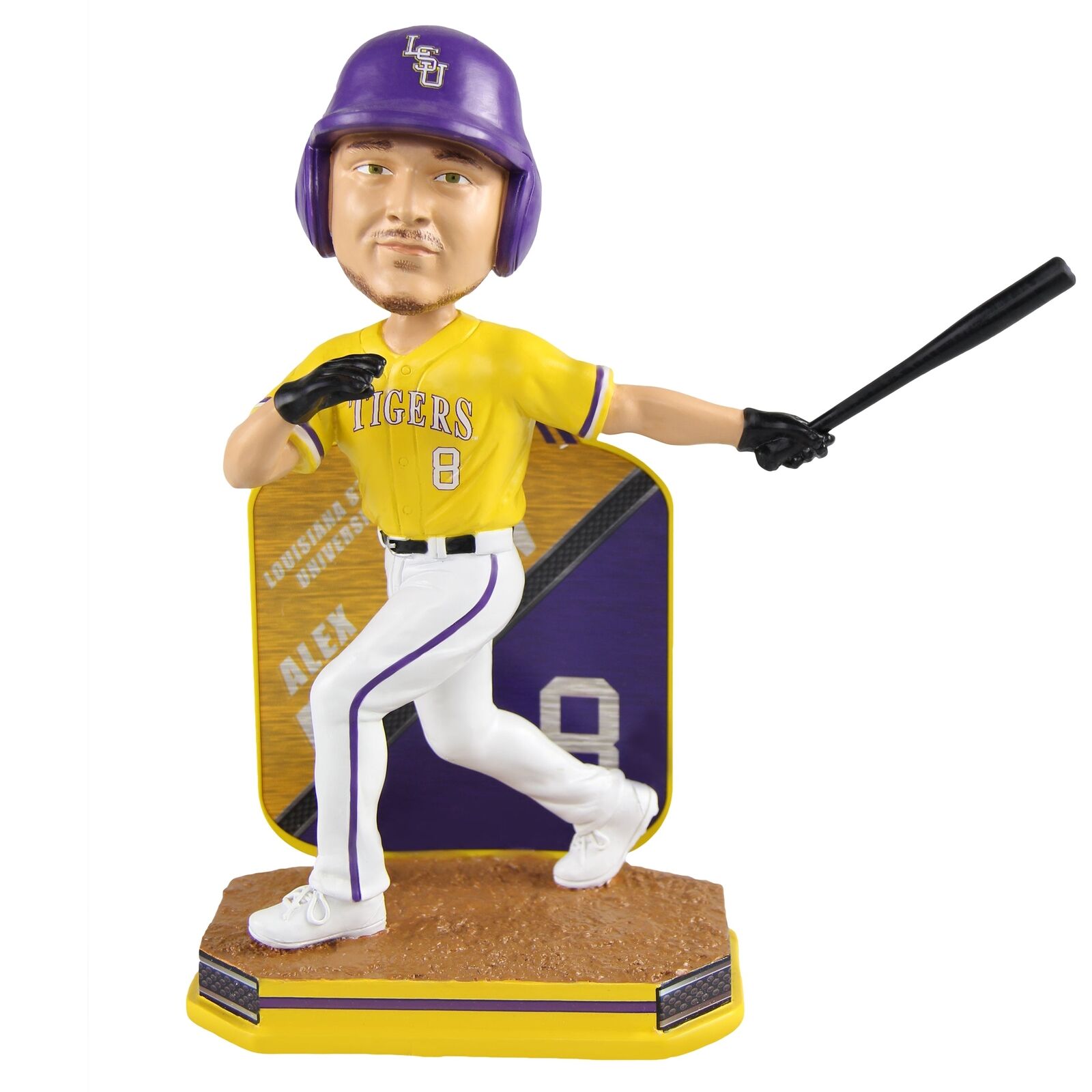 Alex Bregman LSU Tigers Special Edition College Name and Number Bobblehead NCAA
