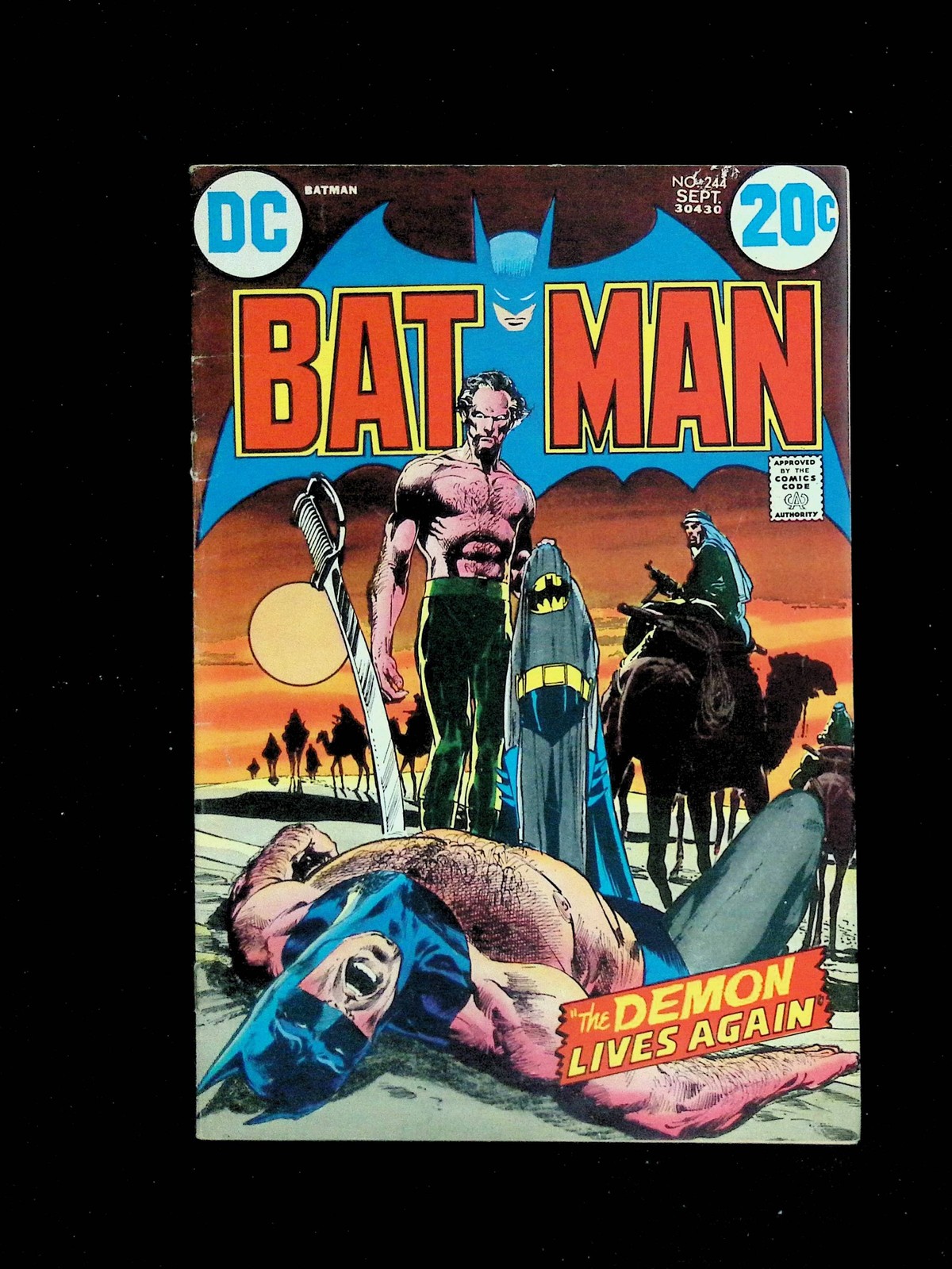 1972 Batman 244 The Demon Lives Again DC