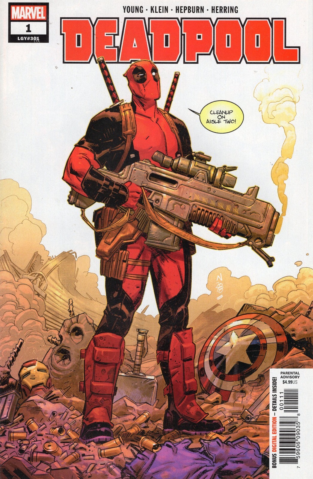 Deadpool #1 Marvel Comics 2018 NM+ Deadpool #1 Marvel Comics 2018 NM+