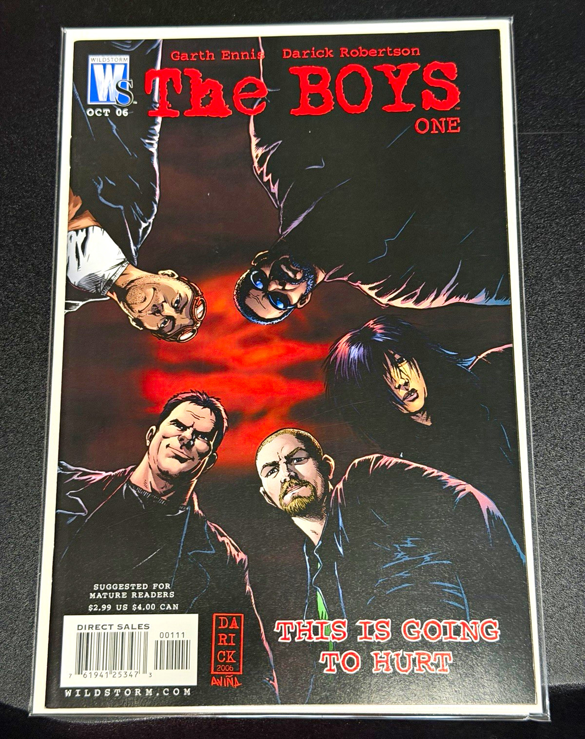 The Boys #1 2006 Wildstorm 1st app Butcher, Hughie, A-Train NM The Boys #1 2006 Wildstorm 1st app Butcher, Hughie, A-Train NM