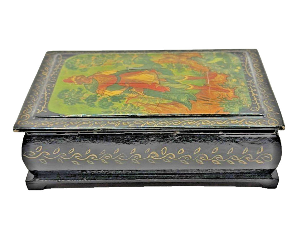 VTG Traditional Russian lacquer box \ VTG Traditional Russian lacquer box \