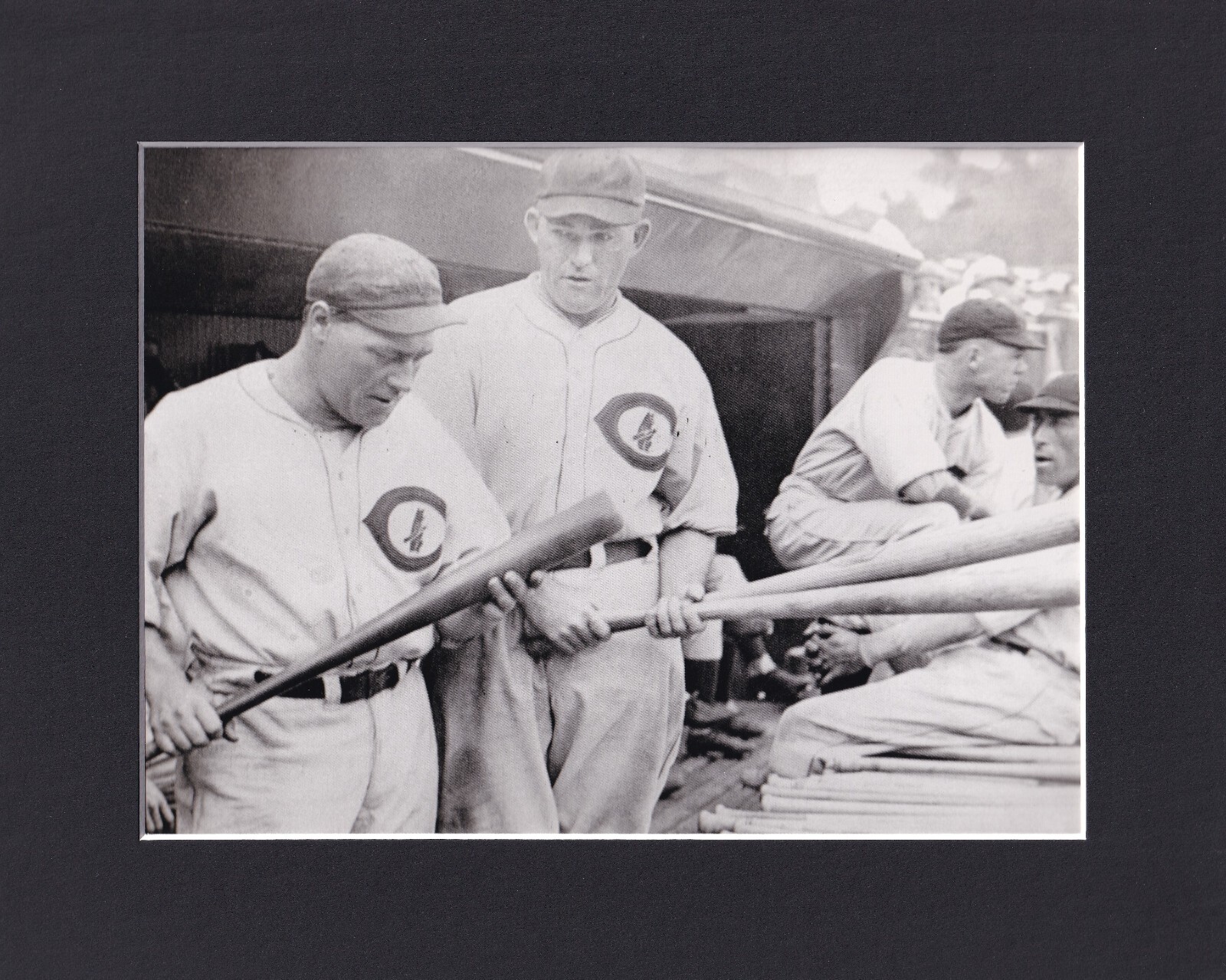 8X10 Matted VTG Print Picture Baseball: Hack Wilson, Rogers Hornsby, Chicago Cub 8X10 Matted VTG Print Picture Baseball: Hack Wilson, Rogers Hornsby, Chicago Cub