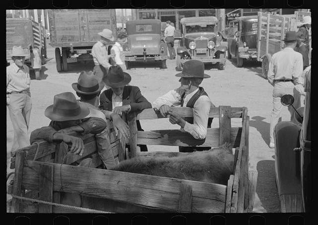 Farmer's Market,Weatherford,Texas,TX,Farm Security Administration,FSA,1939,4