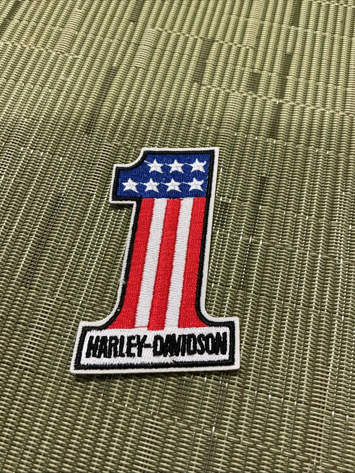 Embroidered Harley Davidson Iron On Patch Embroidered Harley Davidson Iron On Patch