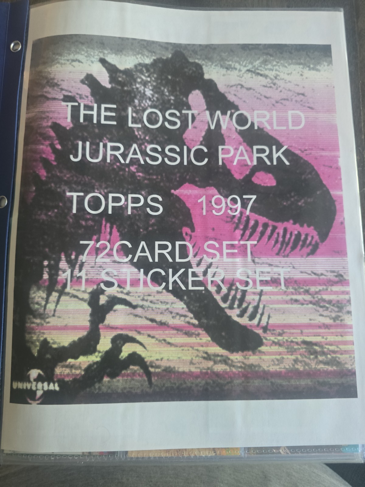1997 Topps The Lost World JURASSIC PARK Complete Base Set+Stickers 11 4 Wrappers 1997 Topps The Lost World JURASSIC PARK Complete Base Set+Stickers 11 4 Wrappers