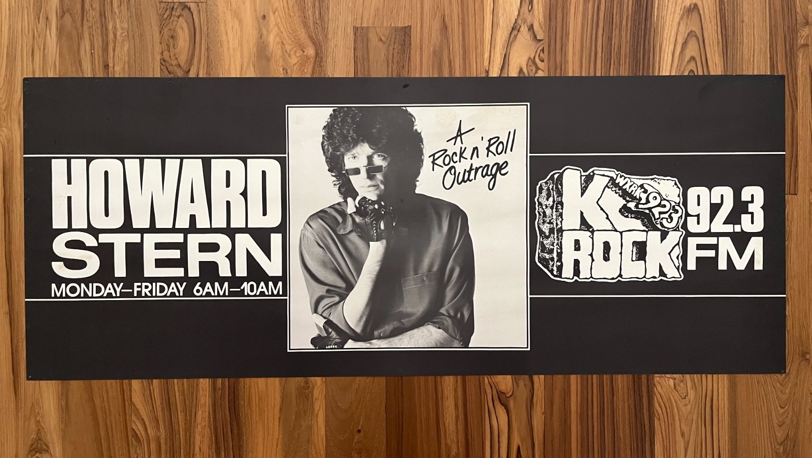 Howard Stern NYC Subway Poster - 1985 - EXTREMELY RARE - 28 Howard Stern NYC Subway Poster - 1985 - EXTREMELY RARE - 28