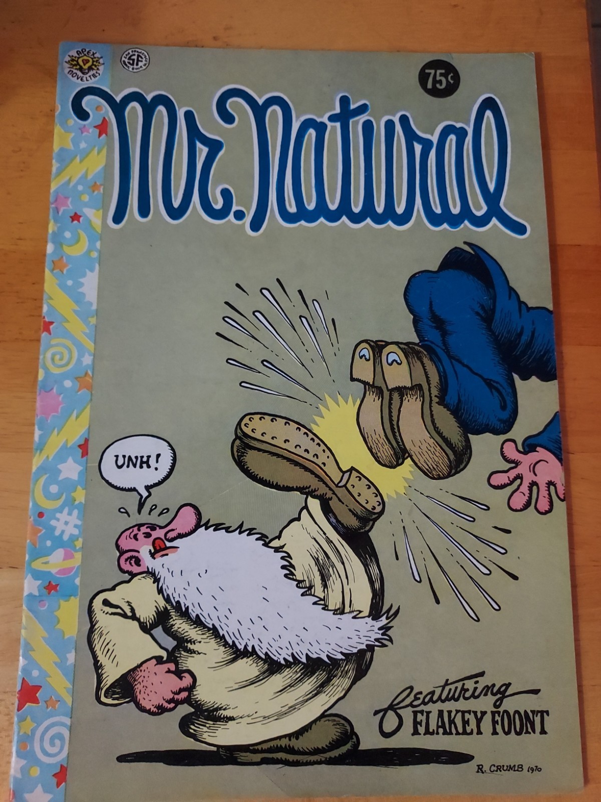 Mr. Natural #1 Comic Book 1970 Vintage R Crumb Apex Novelties Underground Comix Mr. Natural #1 Comic Book 1970 Vintage R Crumb Apex Novelties Underground Comix