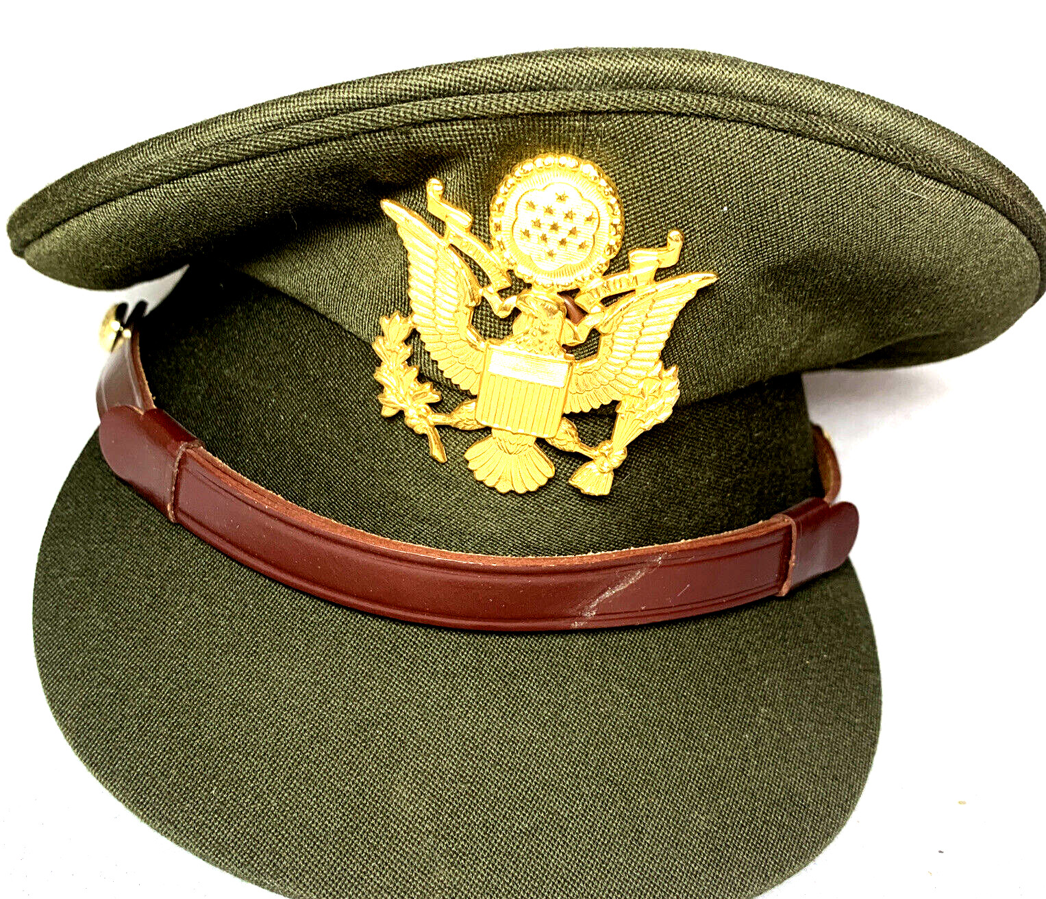 Vintage Beautiful Army Praked Cap Crown Albert Kempf S2