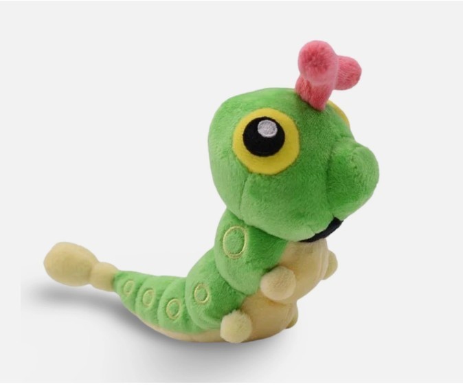 Pokemon Caterpie Small Plushie Highly Detailed