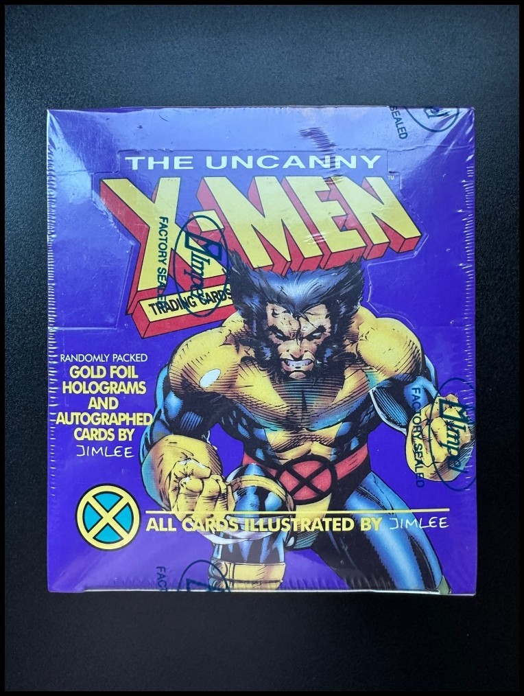 1992 Impel Uncanny X-Men FACTORY SEALED BOX 36 Packs Wolverine Jim Lee VINTAGE 1992 Impel Uncanny X-Men FACTORY SEALED BOX 36 Packs Wolverine Jim Lee VINTAGE
