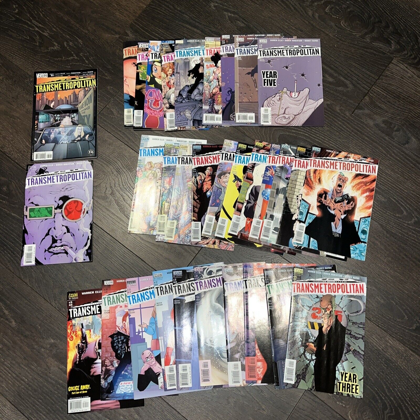 DC Vertigo Transmetropolitan Comic Book Lot Issues - See Desc For Issues Years