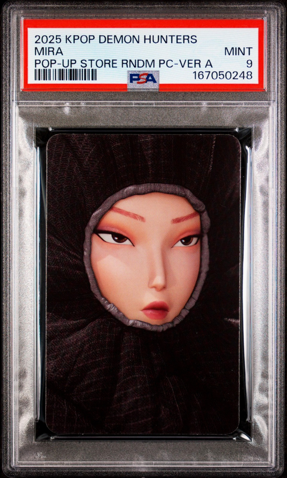 Mira 2025 K-Pop Demon Hunters Seoul Pop-Up Store Version F PSA 9 Mint Mira 2025 K-Pop Demon Hunters Seoul Pop-Up Store Version F PSA 9 Mint