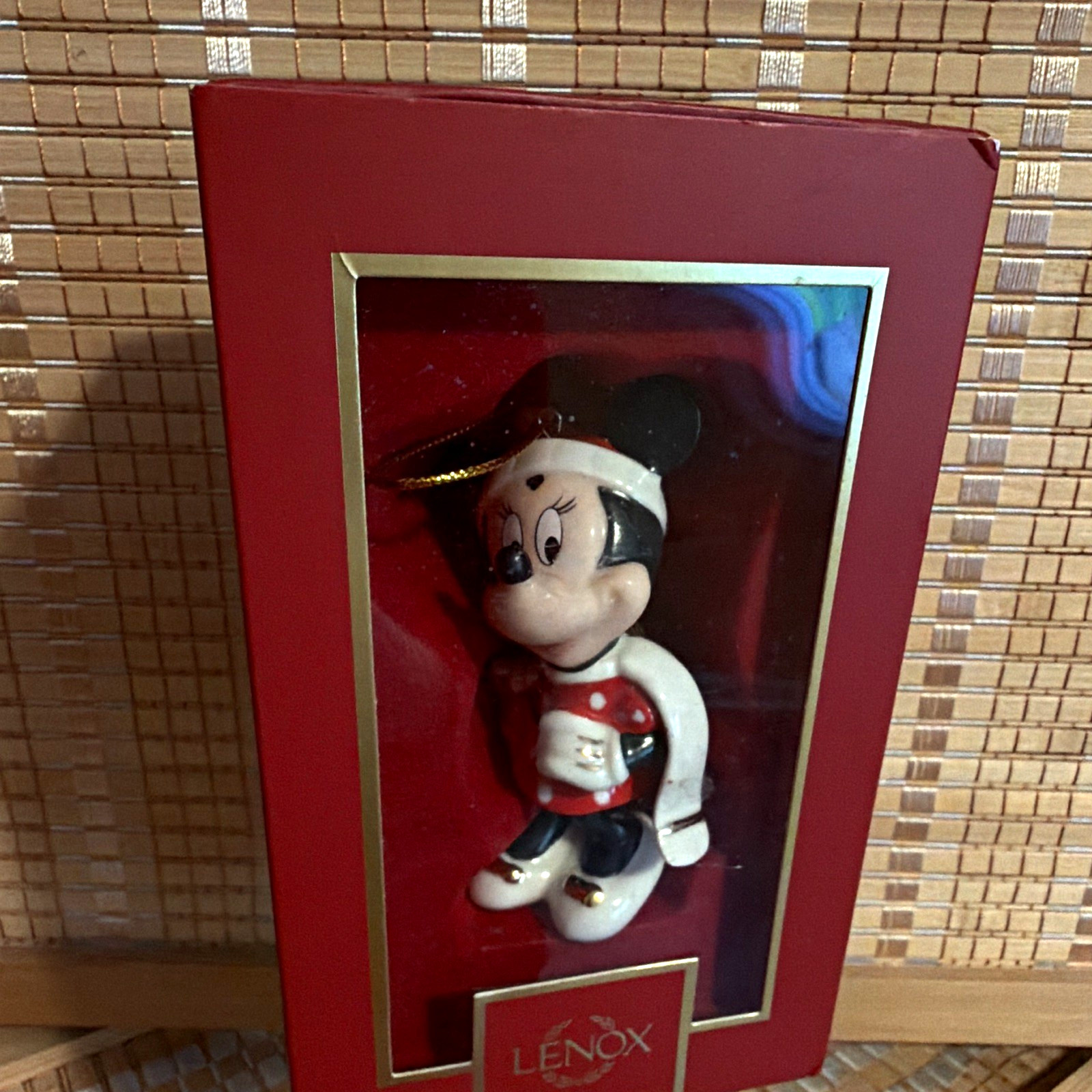 Lenox Disney Minnie Mouse Holiday Ornament - Disney Franchise Character Theme Lenox Disney Minnie Mouse Holiday Ornament - Disney Franchise Character Theme
