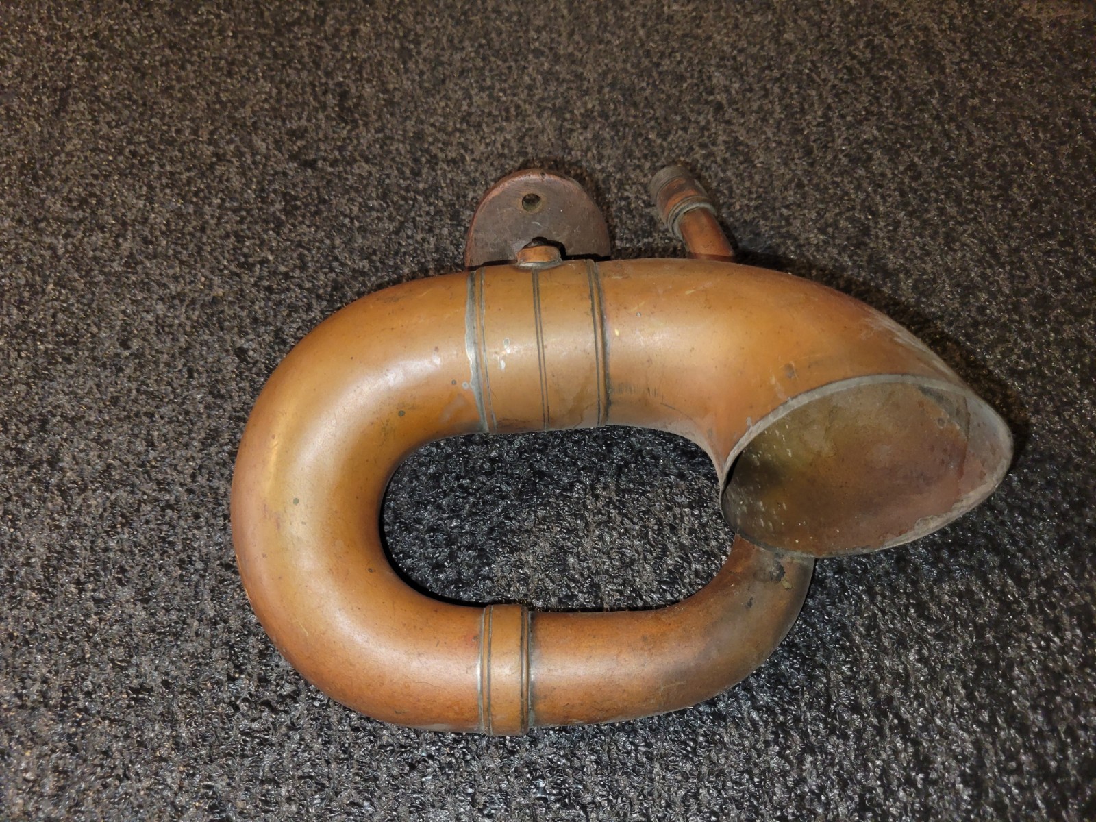 Incomplete Brass-Era Rubes Single Twist Horn 1913-1914 Model T Ford