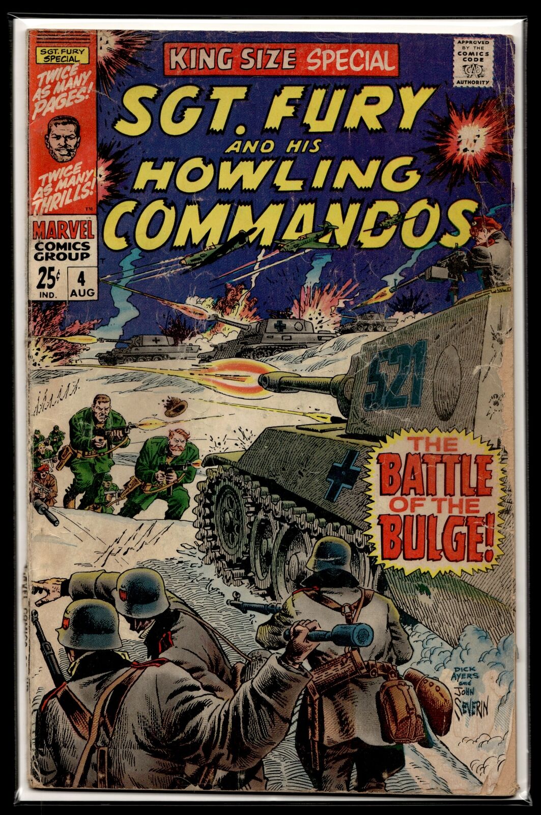 1968 Sgt. Fury and His Howling Commandos Annual #4 Marvel Comic