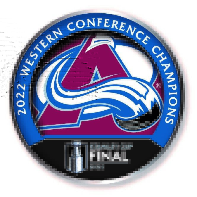 COLORADO AVALANCHE 2022 PLAYOFFS PIN WESTERN CONFERENCE CHAMPS STANLEY CUP FINAL
