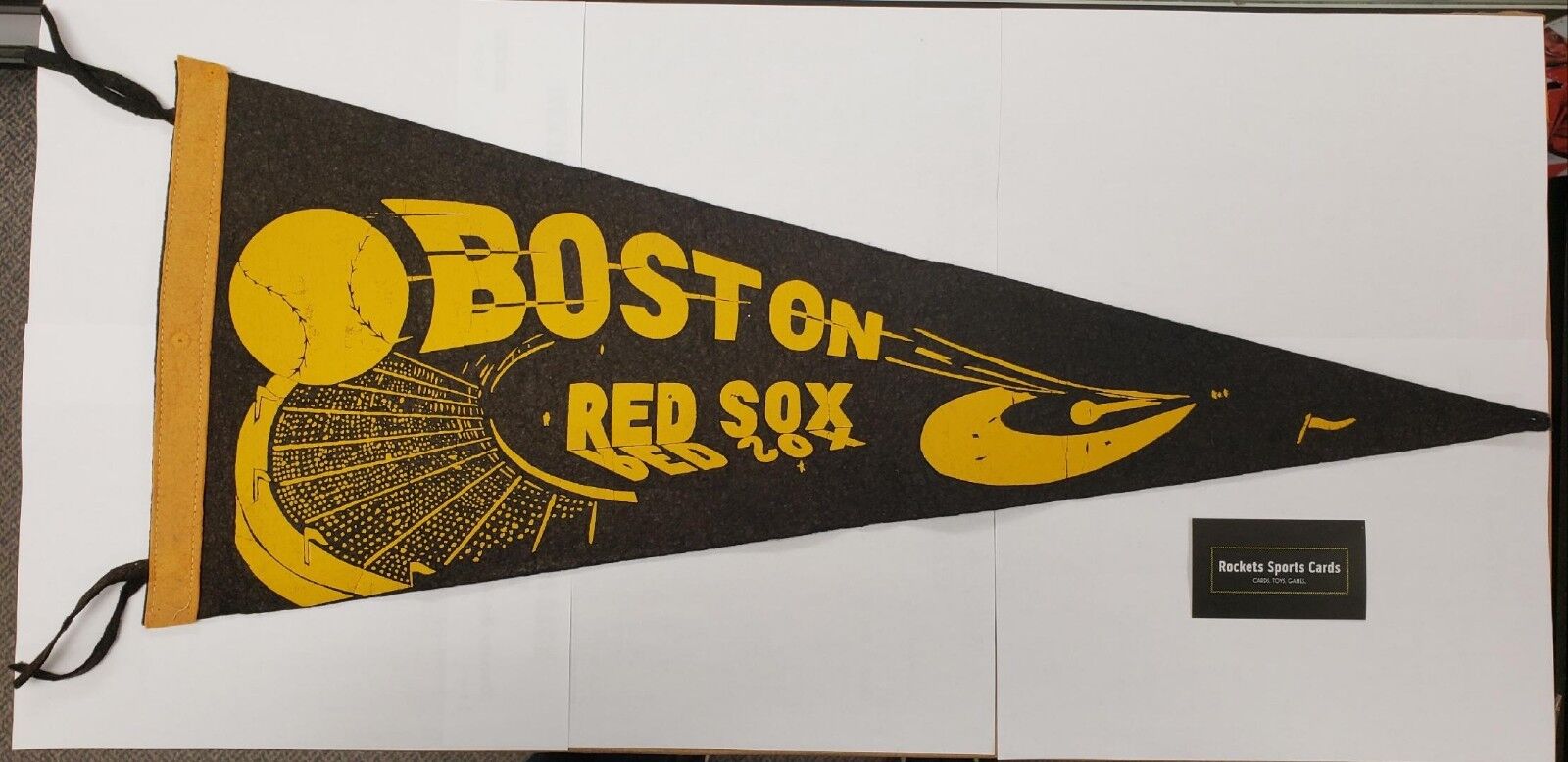 Boston Red Sox 1930\'s / 1940\'s Vintage Baseball Pennant Color Variation RARE
