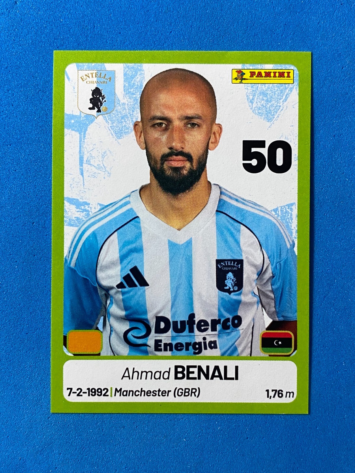 Panini BKT 2025-26 2026 No.450 Ahmad Benali (Virtus Entella) Footballers Figures