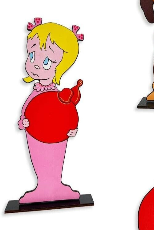 2 Cindy Lou Who The Grinch Christmas Centerpiece Dr. Seuss Table Decor Wood 2 Cindy Lou Who The Grinch Christmas Centerpiece Dr. Seuss Table Decor Wood