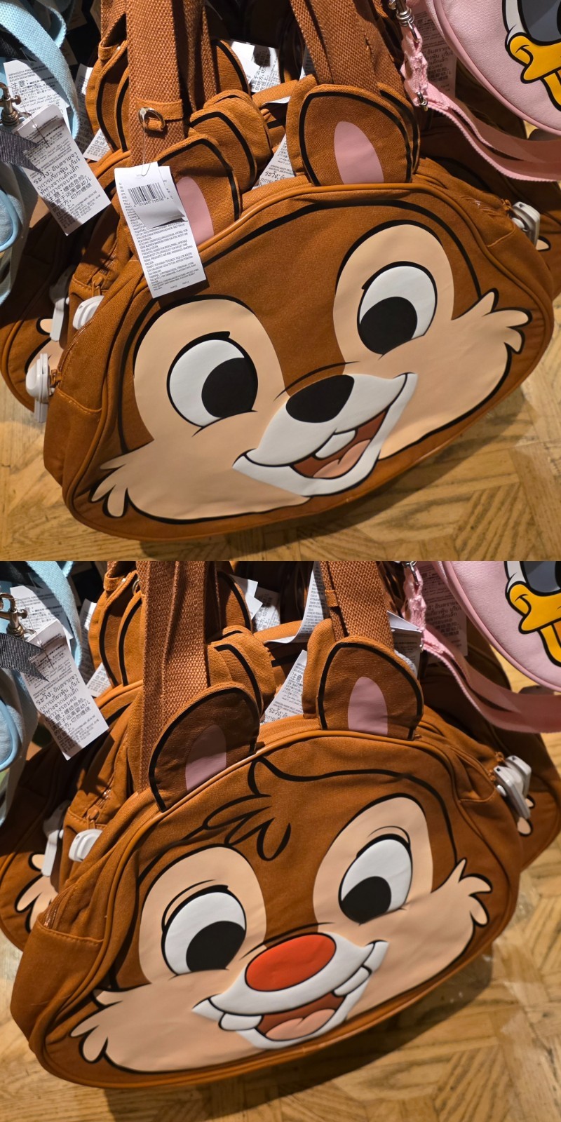 Disneyland Resort - Chip and Dale Double-sided Canvas Tote Bag (New) Disneyland Resort - Chip and Dale Double-sided Canvas Tote Bag (New)