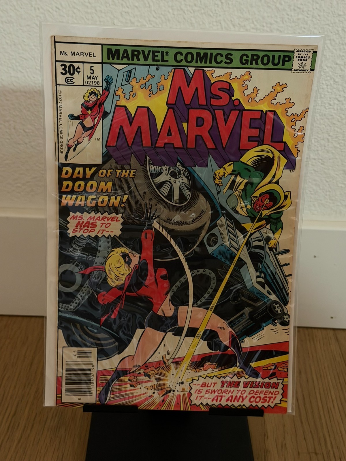 Ms. Marvel Lot of 4 Marvel 1977-78 #5 10 12 13 Vision MODOK Deathbird Bronze Age