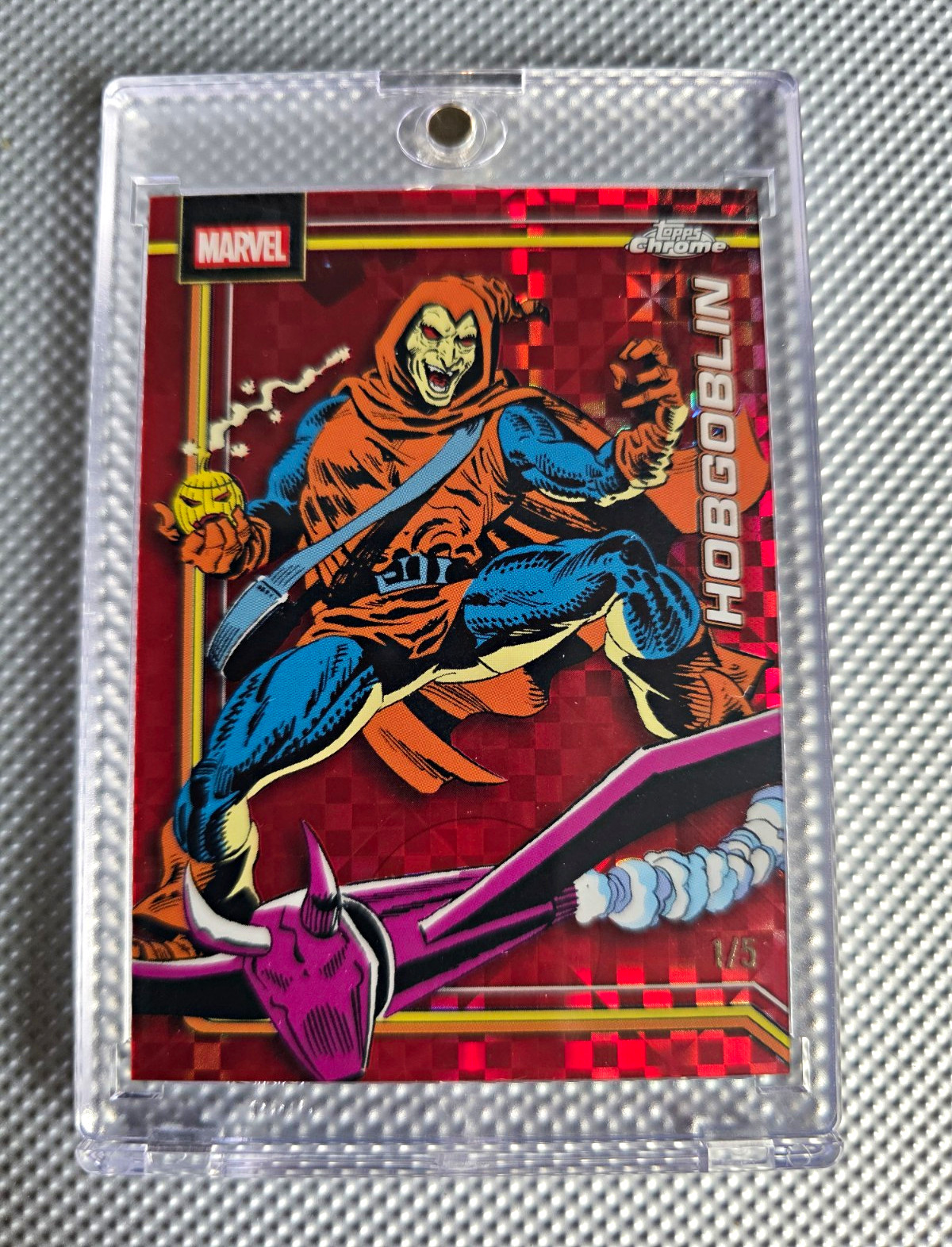 2026 Topps Chrome Marvel Hobgoblin #126 Serial Numbered 1/5 2026 Topps Chrome Marvel Hobgoblin #126 Serial Numbered 1/5
