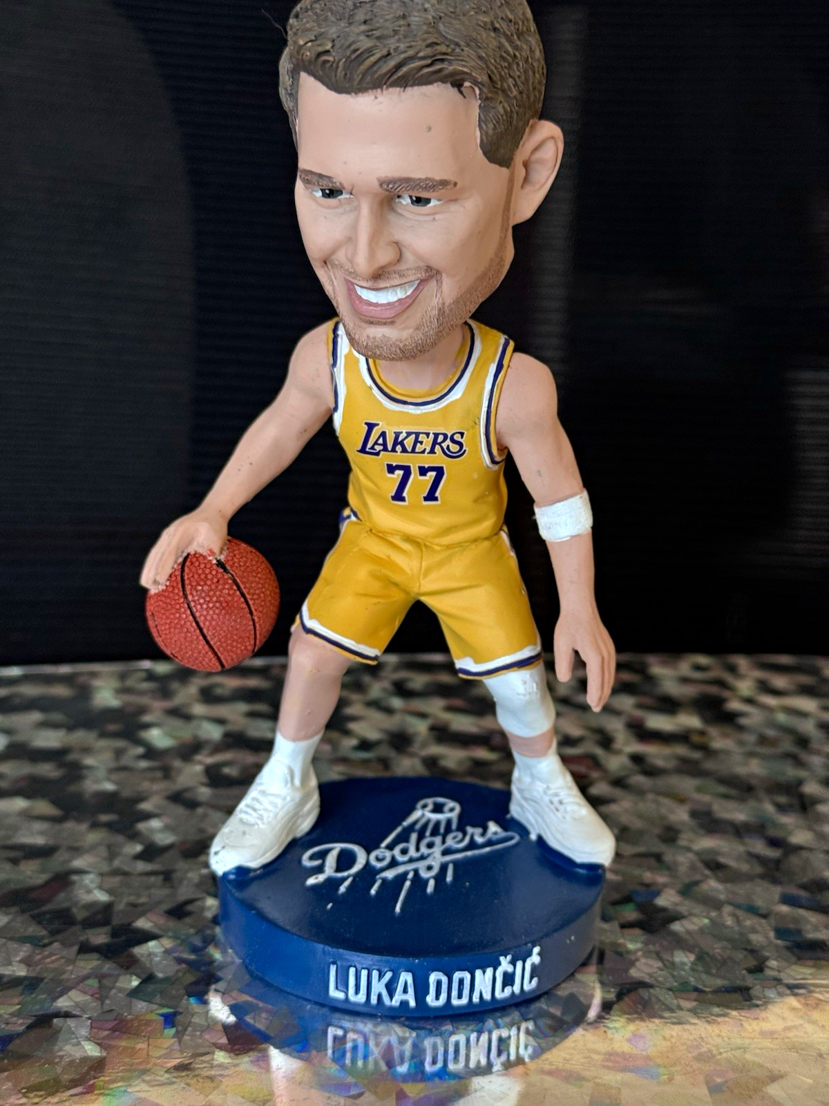 Luka Dončić #77 NBA Basketball Bobblehead Figure Plastic, Unopened Box Luka Dončić #77 NBA Basketball Bobblehead Figure Plastic, Unopened Box