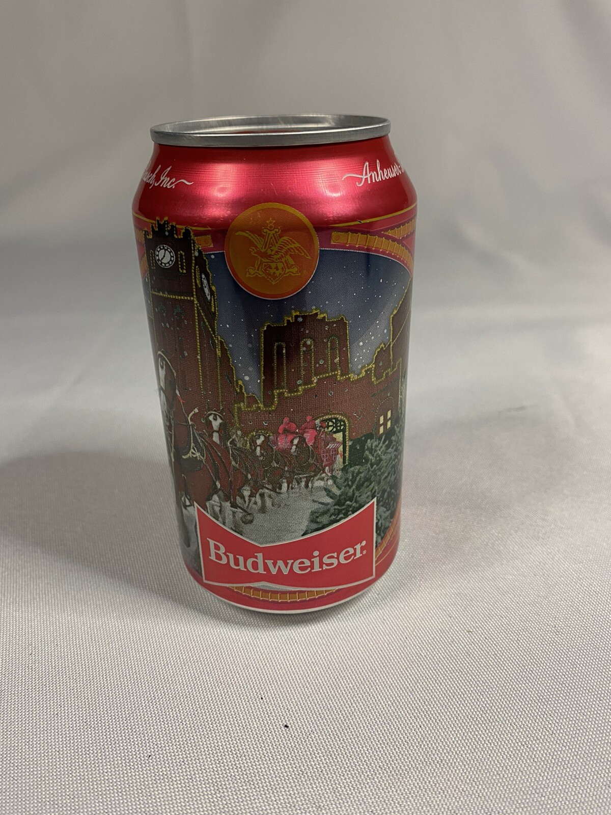 2020 Budweiser Limited Edition Holiday Beer Can 12oz #1 of 4 The Clydesdale